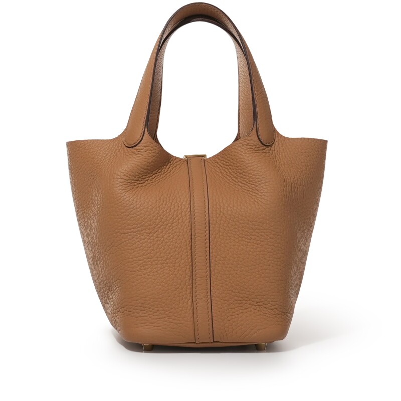 Hermès Biscuit Clemence Picotin Lock 18 Gold Hardware - Image 4